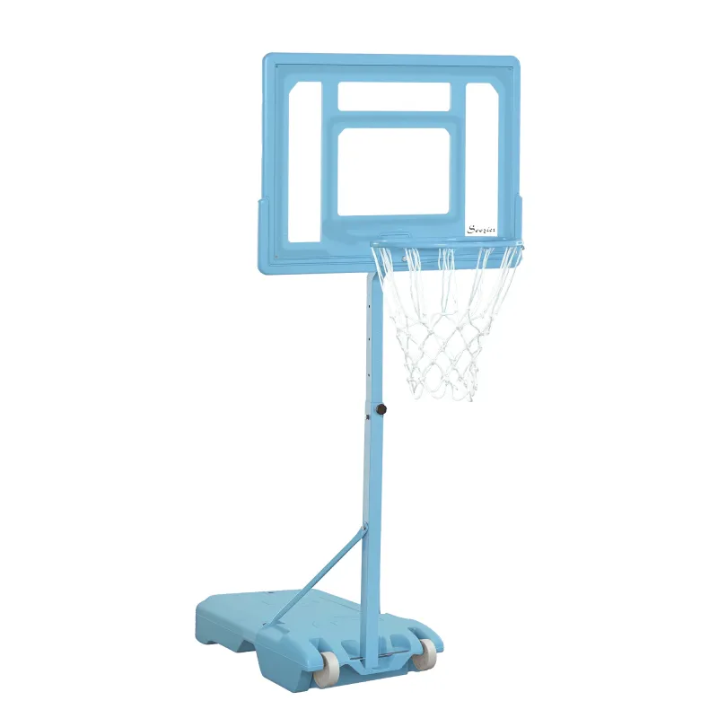 Poolside Basketball Hoop Stand, White