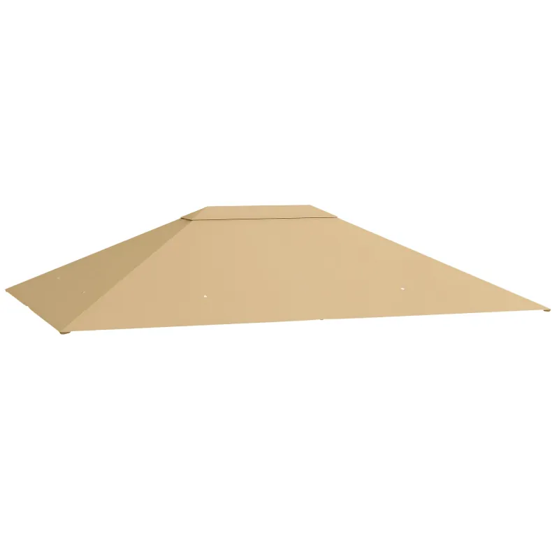 10' x 13' Gazebo Canopy Replacement Roof for 84C-116, Khaki