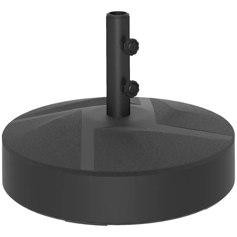 Patio Umbrella Base Holder, Heavy Duty Outdoor Umbrella Stand Base, Black