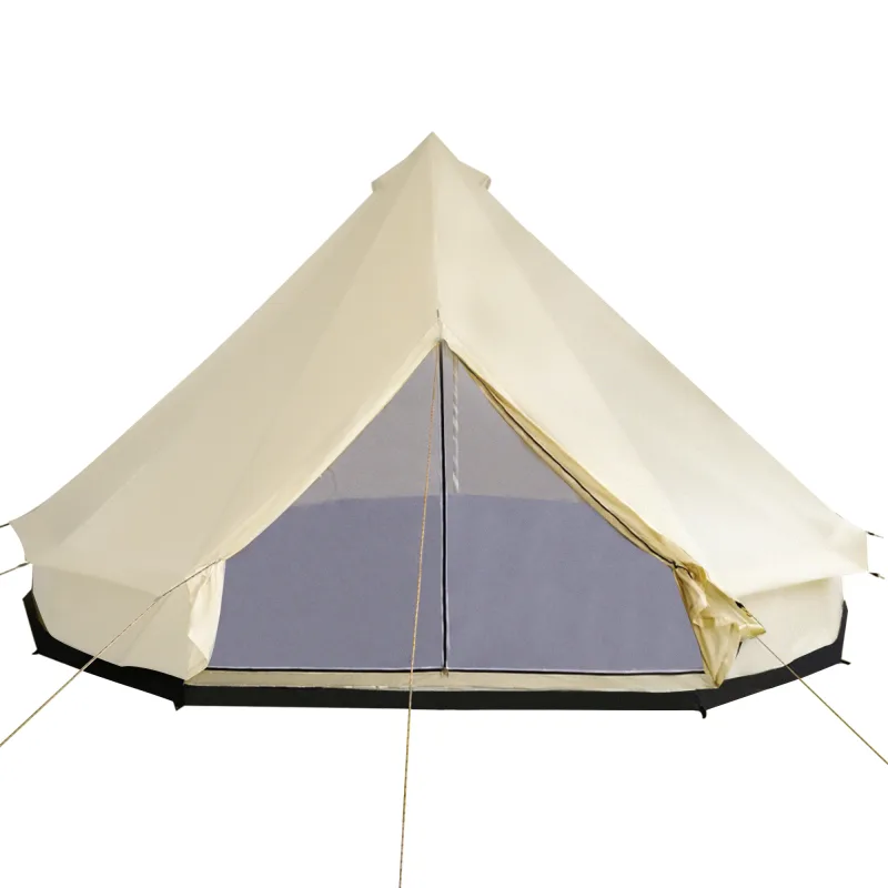 16.5’ x 16.5' x 10' 10-Person Waterproof Camping Tent Yurt with Unique Style, Spacious Interior & Breathable Waterproof Design
