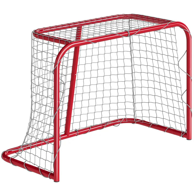 3' x 2' Mini Hockey Goal, Easy Setup Hockey Net with Metal Frame