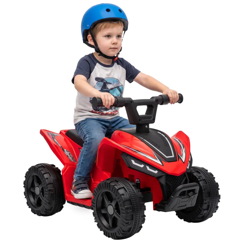 Kids ATV for 1.5-4 6V Battery Powered for 45Mins Max 1.2MPH Red