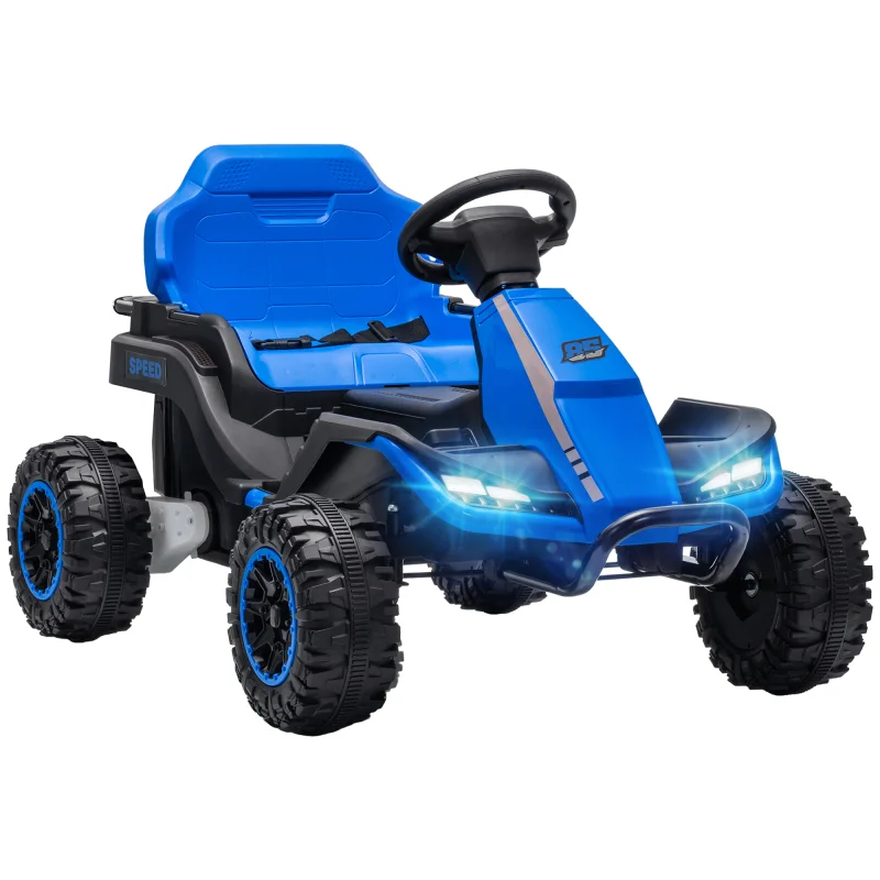 24V Kids Ride On Car Dual Motors Remote Control for 3-6 Years Blue