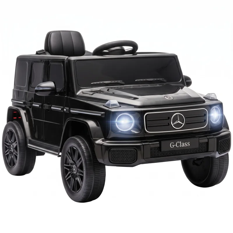 Kids Ride On Car Licensed Mercedes-Benz G580 12V for Kids Black
