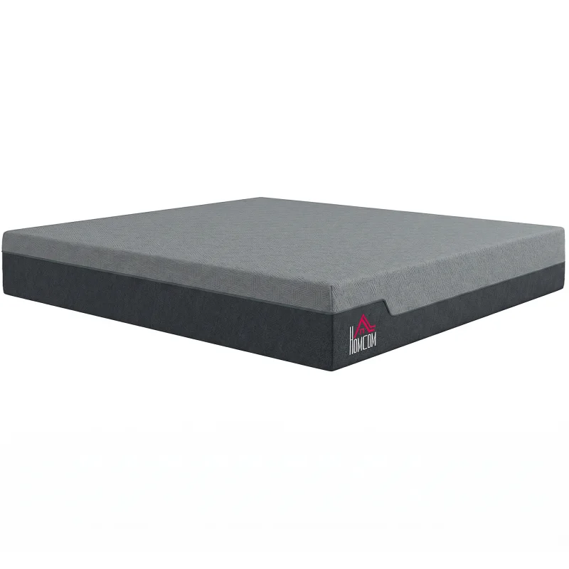 12 Inch King Size Memory Foam Mattress, Cooling Gel, Made in USA