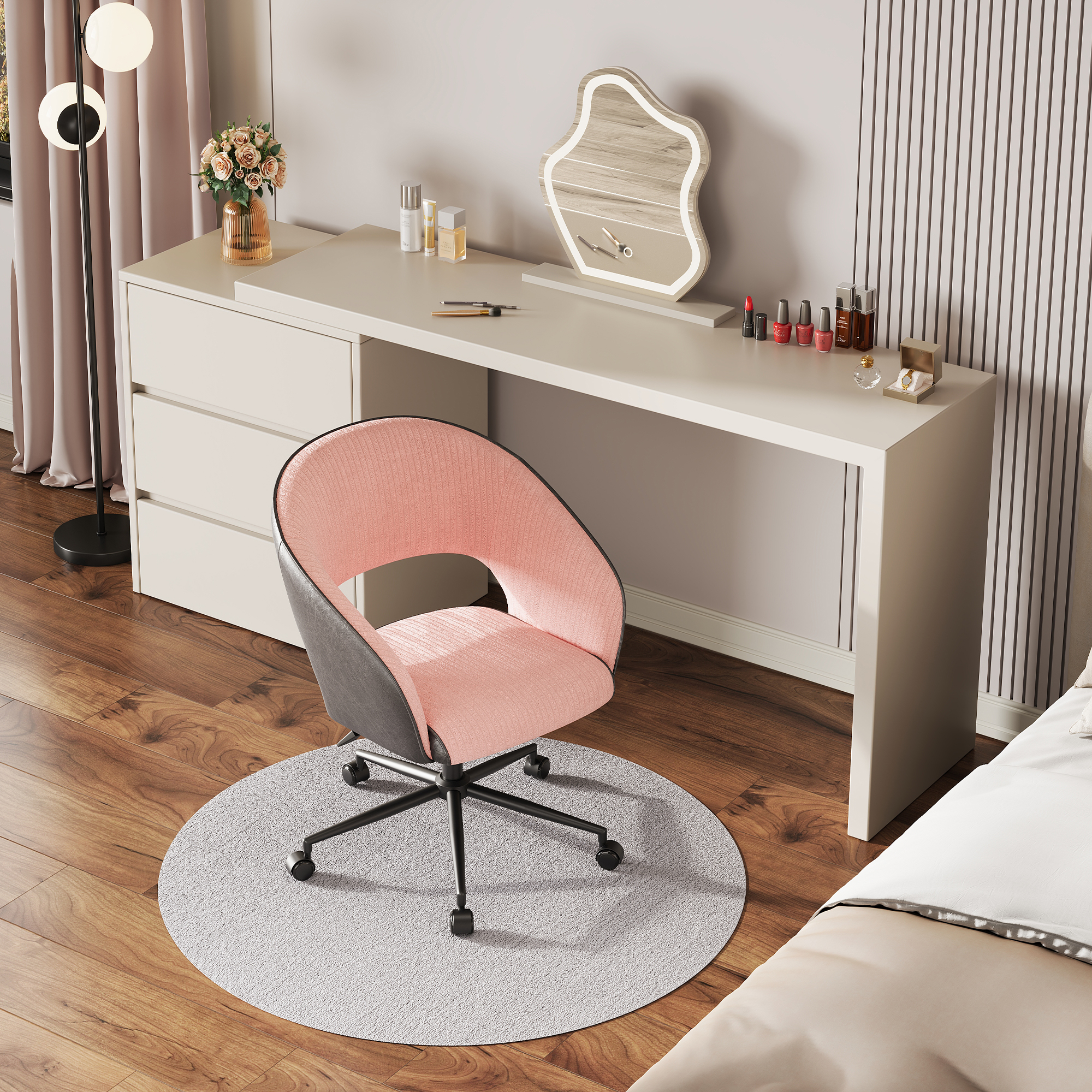 Réglage hauteur chaise pivotante 45-54 cm