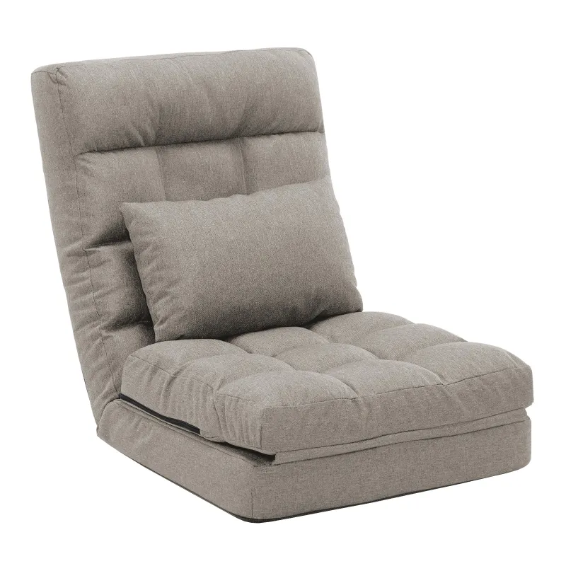 14-Position Adjustable Floor Chair for Adults with Pillow
Folding floor lounger sofa for gaming, reading, TV watching and relaxing in living rooms, bedrooms and small spaces.