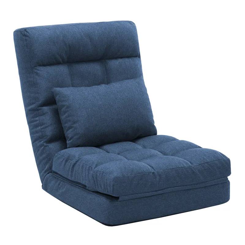 14-Position Adjustable Floor Chair for Adults with Pillow
Folding floor lounger sofa for gaming, reading, TV watching and relaxing in living rooms, bedrooms and small spaces.
