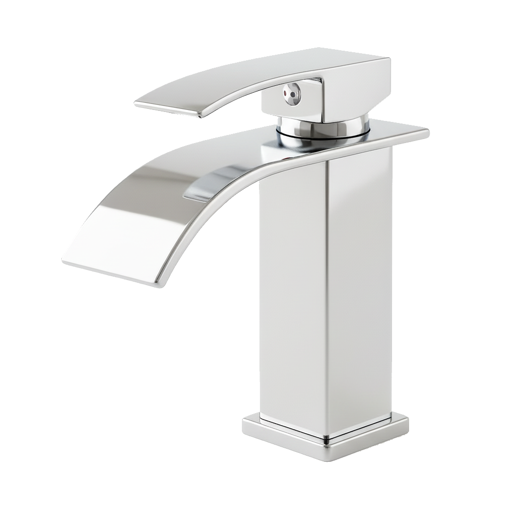 Single Handle Bathroom Faucet Lavatory Faucet Stainless Steel Single Hole-TP, Chrome