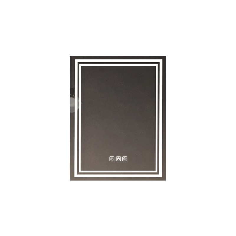 Bright LED Bathroom Mirror 36" x 28" Front Light, 5 Mins Defog, Full HD Reflected, 3 Colors Dimmable, Wall Mounted