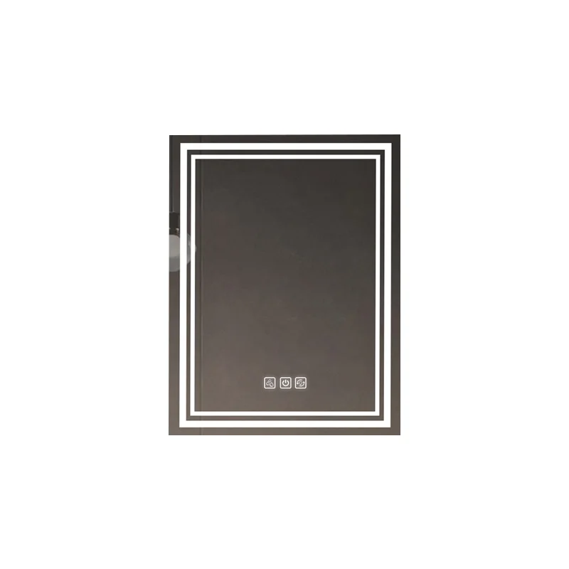 Bright LED Bathroom Mirror 36" x 28" Front Light, 5 Mins Defog, Full HD Reflected, 3 Colors Dimmable, Wall Mounted