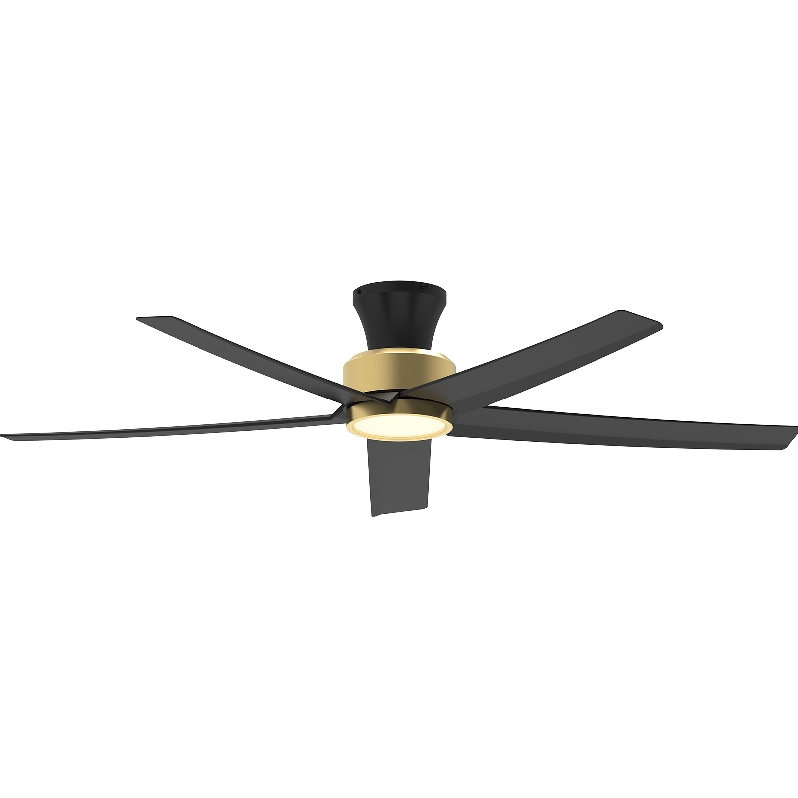 52 inch Ceiling Fans with Lights, Large Air Volume Ceiling Fans with Reversible Quiet DC Motor and Remote, 5X-W5