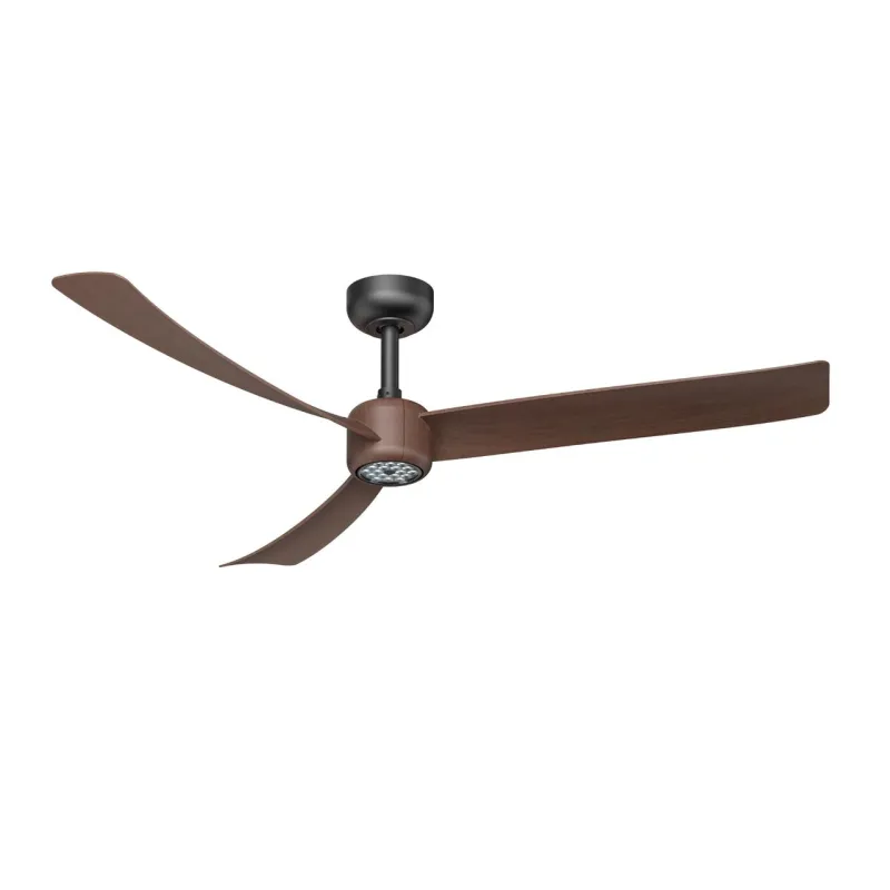 52 Inch Ceiling Fans with Lights Led Remote Control Low Profile Flush Mount for Living Room Bedroom Outdoor Patio,DC Motor,Reversible,Dimmable,Buzzer ON/Off, 3D-I3