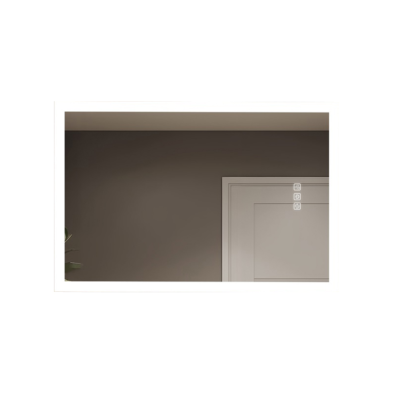 36"x28" LED Bathroom Mirror Bright Backlight, 5 Mins Defog, Full HD Reflected Wall Mounted Vanity Mirror, 3 Colors Stepless Dimmable, CRI90+, Memory Function, Anti-Fog