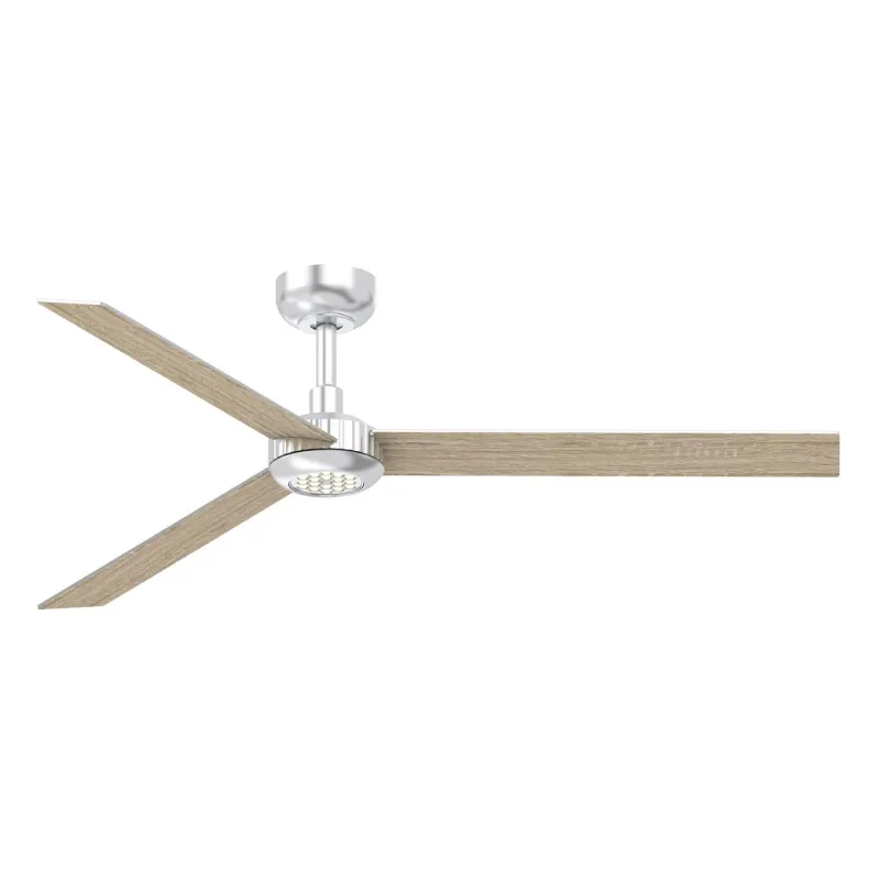 52 inch Modern Ceiling Fan with Lights,Remote Control, 3 Plywood Blades,6-Speed,Dimmable, Noiseless Reversible DC Motor,Indoor/Outdoor Ceiling Fan for Living Room Bedroom patio, 3D-X3