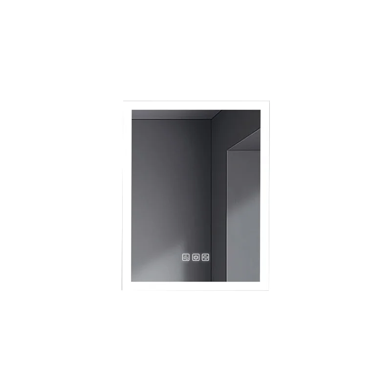 Bright LED Bathroom Mirror 36" x 28" Front Side Light, 5 Mins Defog, Full HD Reflected, 3 Colors Dimmable, Wall Mounted