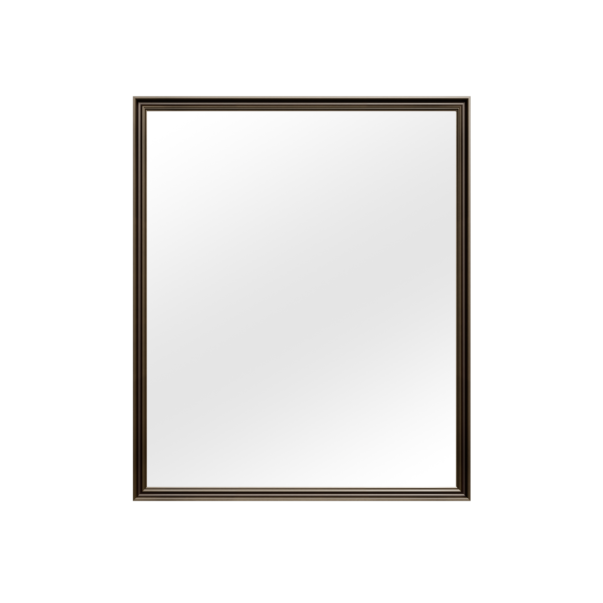30x36 Inch Rectangle Wall Mirror, Vintage Black Polystyrene Frame Bathroom Mirror, Distortion Free Tempered Safety Glass Anti-Desilvering Mold-Free Vanity Mirror