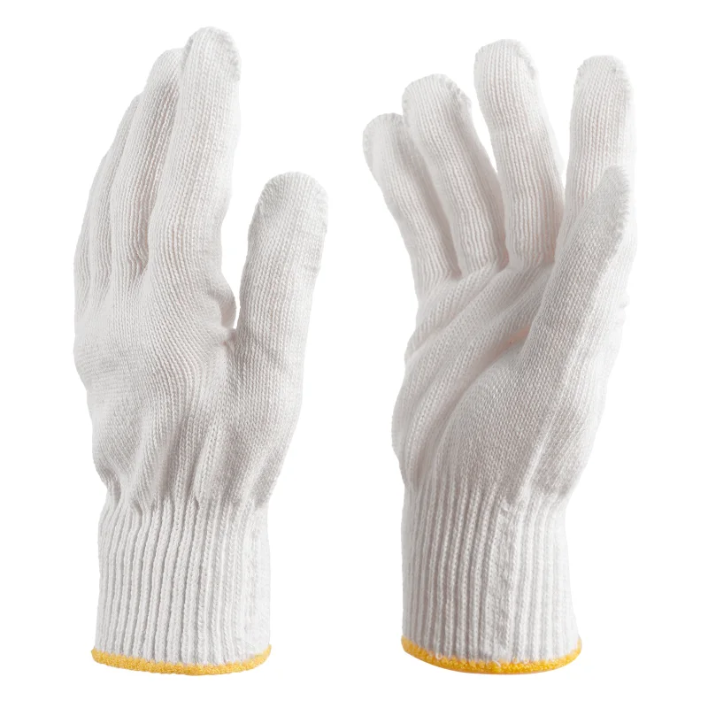 Cloth Gloves 10 Pairs for Work, Garden & BBQ Prep, 10 Gauge T/C Knit ,10 gauge T/C knit with a lightweight 40g-per-pair design offers comfortable coverage for daily light-duty work.
