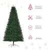 HOMCOM Sapin de Noël Artificiel 240H cm 1499 Branches épines Imitation Nordmann Grand réalisme Vert