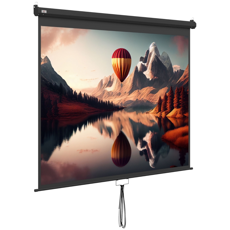Supporto A Soffitto Per Proiettore AsrMyjcx – Vassoio In Alluminio Regolabile Con Passacavi (20-40 Cm)