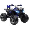 Quad Elettrico per Bambini 3-5 Anni a 12V con Fari e Pedale, in PP e Metallo 100x65x73 cm, Blu