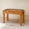 Calcio Balilla Professionale per Adulti e Famiglia, Tavolo Calciobalilla per Adulti, Tavolo da Biliardo Billiardino con 2 Palline, Segnapunti e 22 Giocatori, 122x61x80.7cm