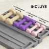 6Kg Dumbbell Set, Fitness Weight Set for Men and Women, Home Gym Workout, Pink, Purple, Brown