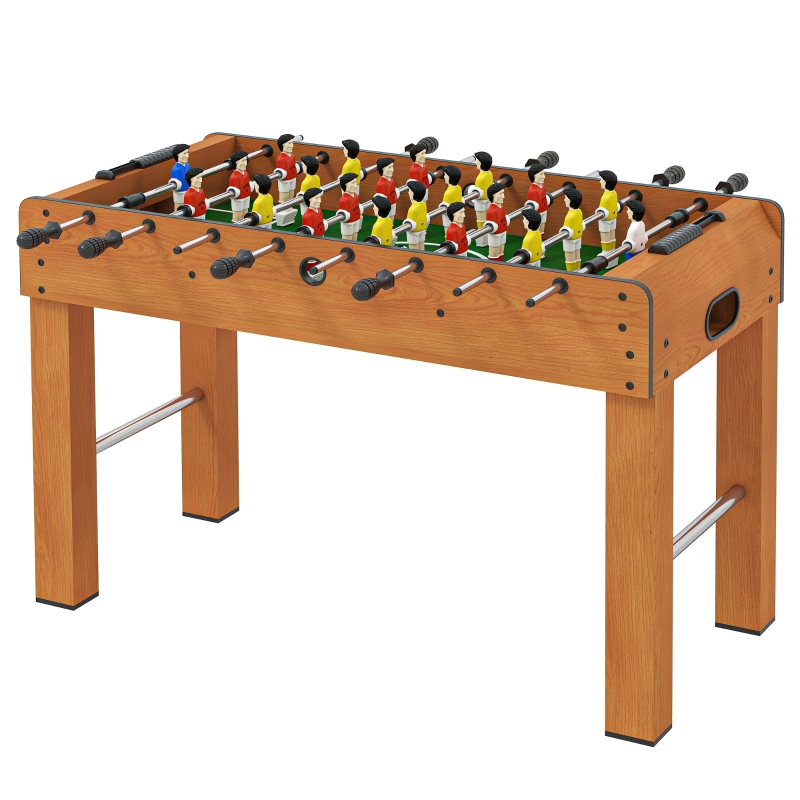 Calcio Balilla Professionale per Adulti e Famiglia, Tavolo Calciobalilla per Adulti, Tavolo da Biliardo Billiardino con 2 Palline, Segnapunti e 22 Giocatori, 122x61x80.7cm