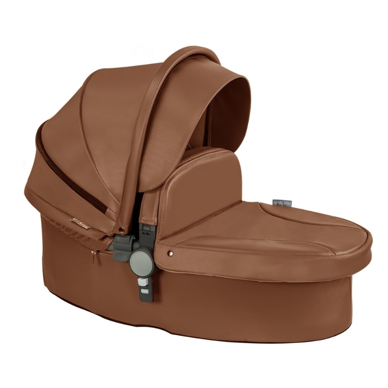 Hot Mom Kinderwagen Klassik Kombikinderwagen 2in1 Riesenset in Coffee