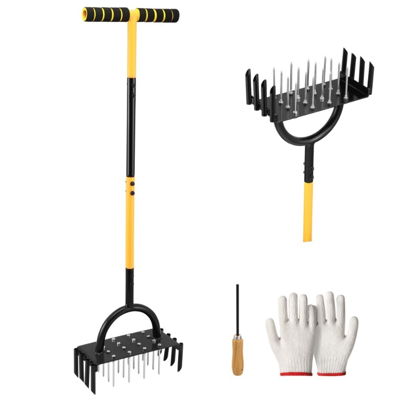 Aerifier lawn aerator aerating fork scarifier lawn sanding rich green