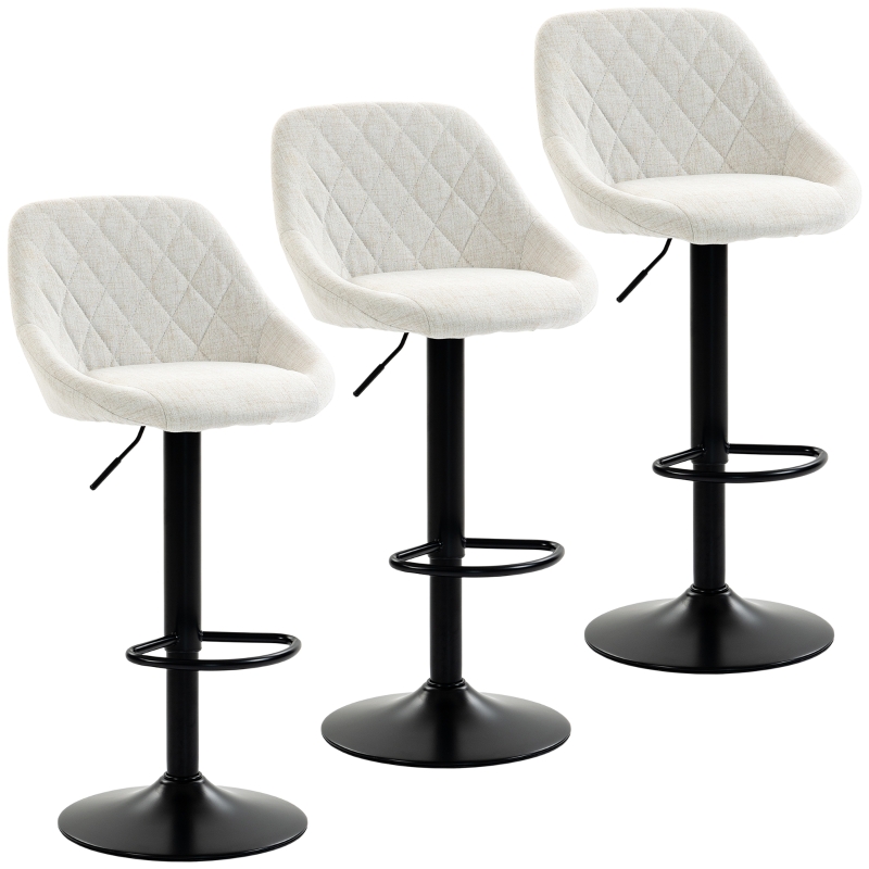 Linden Adjustable Bar Stools — Set of 3